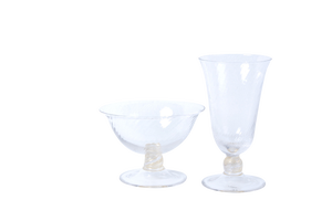 Murano Glass Vases from Lancel Paris, 1960s, Set of 2