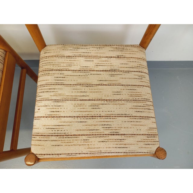 Vintage Baumann Chairs in Wood and Fabric, 1960s, Set of 2 For Sale - Image 14 of 18