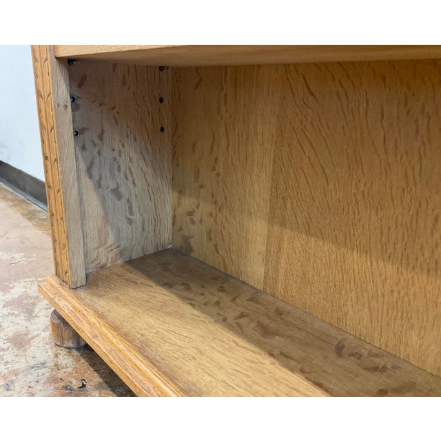 Vintage Scandinavian Oak Bookshelf For Sale - Image 10 of 15