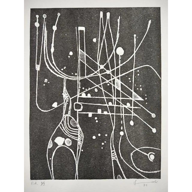 Black Will Faber, Untitled, 1974, Lithograph on Paper For Sale - Image 8 of 8