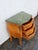 Wood French Marble Top Bombay Serpentine Burlwood Commode Nightstand 6346 For Sale - Image 7 of 16
