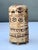 Tan Vintage Original Studio Pottery Cutout Vase For Sale - Image 8 of 12