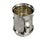1900 - 1909 1908 English Arts and Crafts Design Sterling Silver Christening Mug W/Stone 3.25" H For Sale - Image 5 of 9