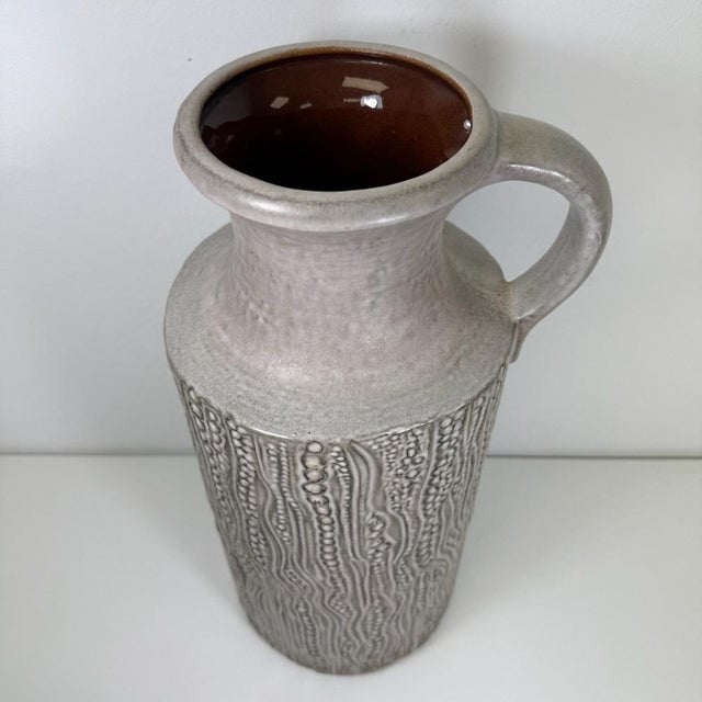 Brutalist Model 7652-45 Relief Floor Vase by Carstens Tönnieshof, 1970s For Sale - Image 10 of 14