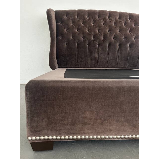 Textile Arhaus Barrister Queen Bed For Sale - Image 7 of 10