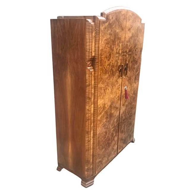 Art Deco Double Wardrobe, 1930s For Sale - Image 3 of 8