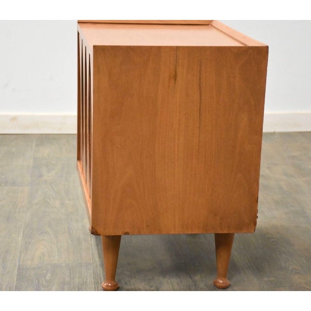 1960s Mid Century Modern Walnut Nightstand For Sale - Image 4 of 8