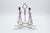 Purple Cut Glass Cruet, Set of 3 For Sale - Image 4 of 4