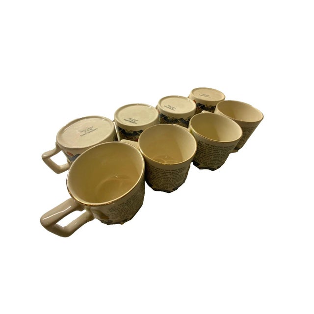 Late 19th Century Burgess & Leigh Farmers Arms 12" Punch Bowl, 8 cups , God Speed The Plough For Sale - Image 14 of 18