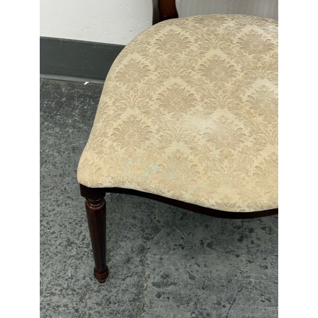 Bombay Company Traditional Oval Cane-Back Side Chair For Sale - Image 11 of 12