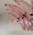 Metal Murano Style Chandelier Ceiling Light Original Palmette, Pink Glasses For Sale - Image 7 of 9