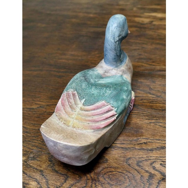 1920s Vintage French Folk Art Deco Duck, 1920 For Sale - Image 5 of 7