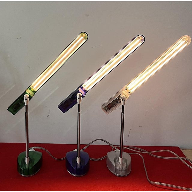 Artemide Microlight Lamp by Ernesto Gismondi for Artemide, 1990, Set of 3 For Sale - Image 4 of 18