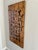 Vintage 47” Chinese Calligraphy on Gold Leafed Wood Painting For Sale - Image 9 of 11