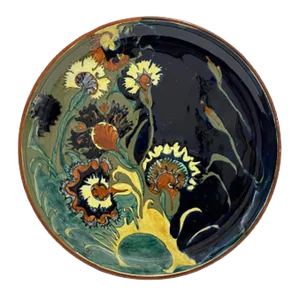 Earthenware Wall Plate from Rozenburg, the Hague, the Netherlands, 1893