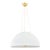 Hudson Valley Lighting Mark D. Sikes Chiswick 4-Light Pendant, Aged Brass/White Plaster For Sale