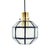Mid-Century Glass and Brass Pendant Light from Limburg, Germany, 1960s-1970s For Sale - Image 12 of 12