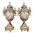 19th Century Pair of French Ormolu Sevres Porcelain Urns For Sale