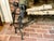 Arts & Crafts Antique Arts & Craft Style Wrought Iron Andirons—A Pair For Sale - Image 3 of 7