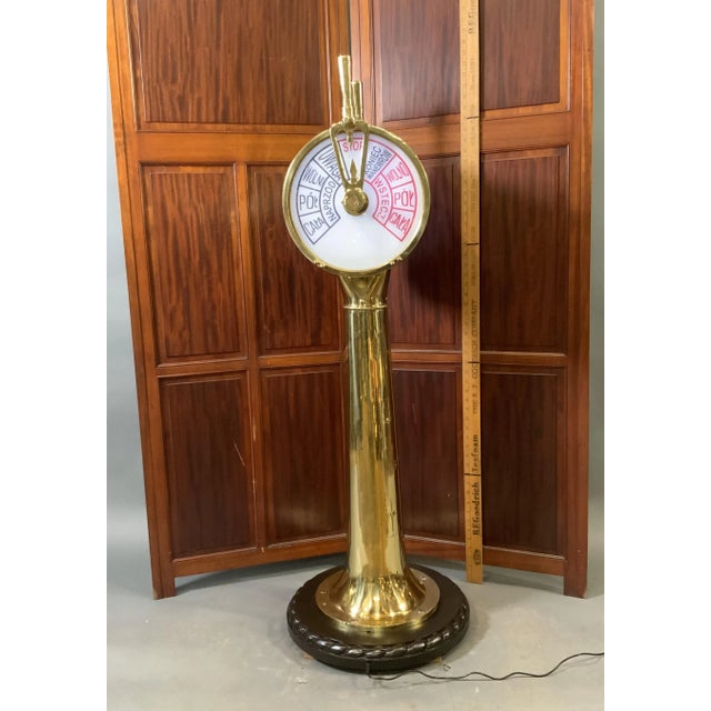 1950s Ships Engine Order Telegraph with Polish Commands For Sale - Image 5 of 8