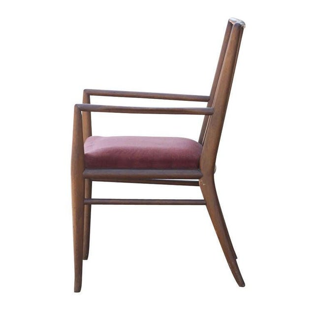 Wood 2 t.h. Robsjohn Gibbings for Widdicomb Mahogany Dining Chairs For Sale - Image 7 of 9
