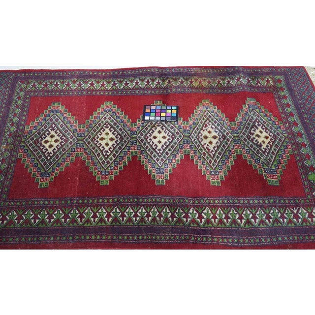 Traditional Bokhara Rug 3'3'' X 5' For Sale - Image 3 of 12