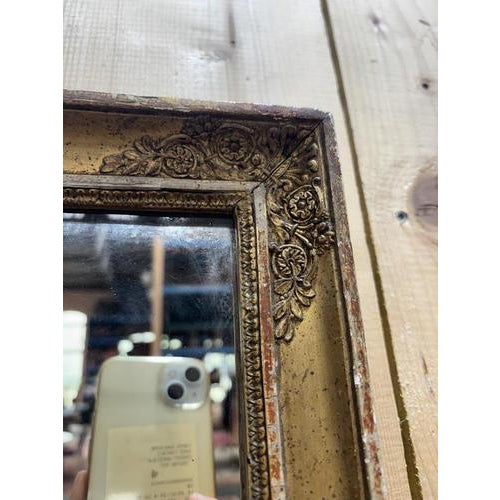 Square Mirror in Solid Wood Frame For Sale - Image 4 of 9