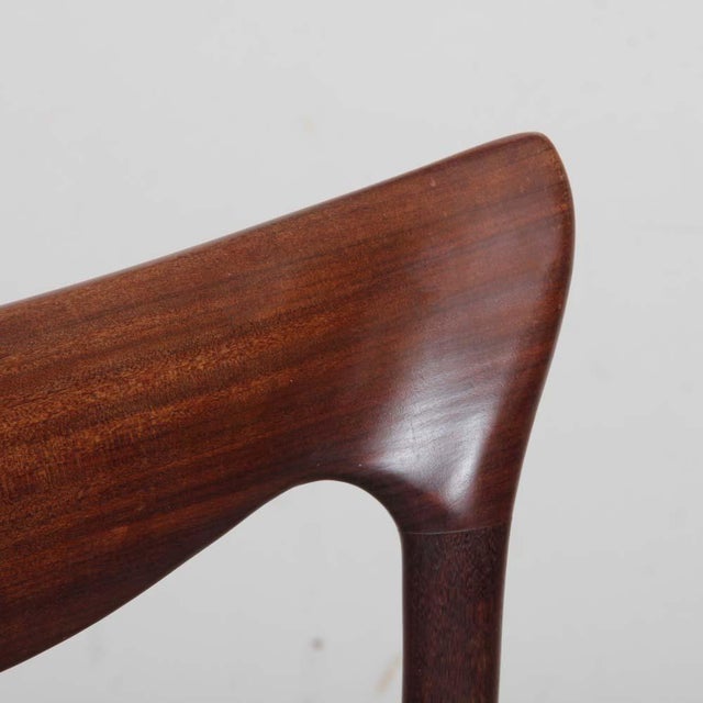 Wood Scandinavian Chairs by Henry-Walter Klein for Bramin, 1960s, Set of 4 For Sale - Image 7 of 11