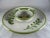 Vintage American Louisville Stoneware Country Flower Green Chip & Attached Dip Bowl For Sale - Image 6 of 7
