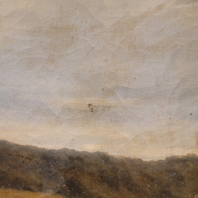 Narcisse Berchère, Landscape of Asnières-Sur-Seine, 1800s, Oil on Canvas, Framed For Sale - Image 13 of 18