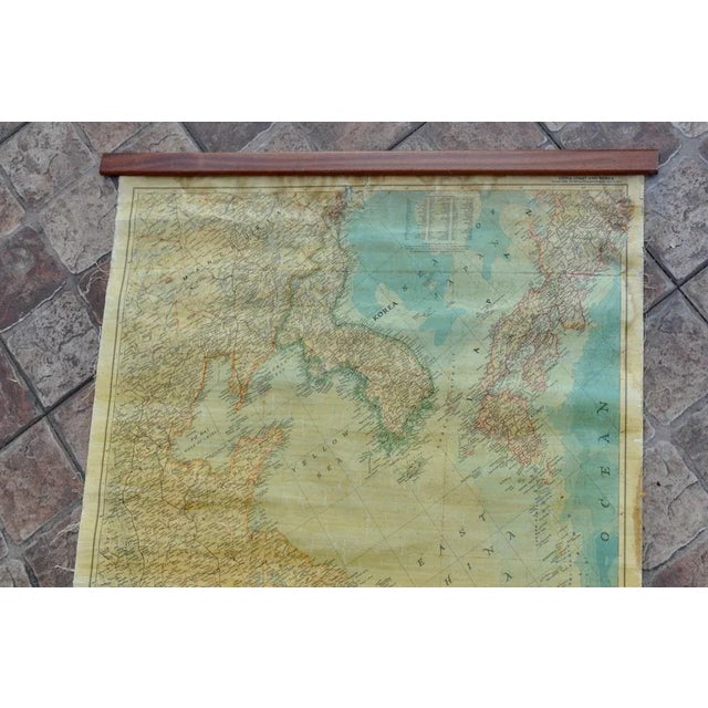 Vintage Korea and China Map, 1953 For Sale - Image 9 of 11