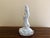 White Mid-Century Chinese Blanc De Chine Porcelain Figure of Quan Yin on a Stylized Fish For Sale - Image 8 of 11