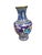 Vintage Chinese Cloisonné Floral Design Vase For Sale - Image 4 of 6