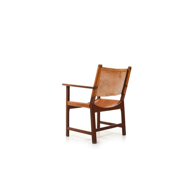 1950s Danish Teak Armchair by Mogens Lassen for Thorald Madsen, 1950s For Sale - Image 5 of 13