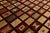 Modern Geometric Grid Hand-Knotted Wool Area Rug in Deep Burgundy & Earth Tones For Sale - Image 11 of 12