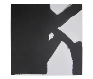 Abstract Black and White Painting