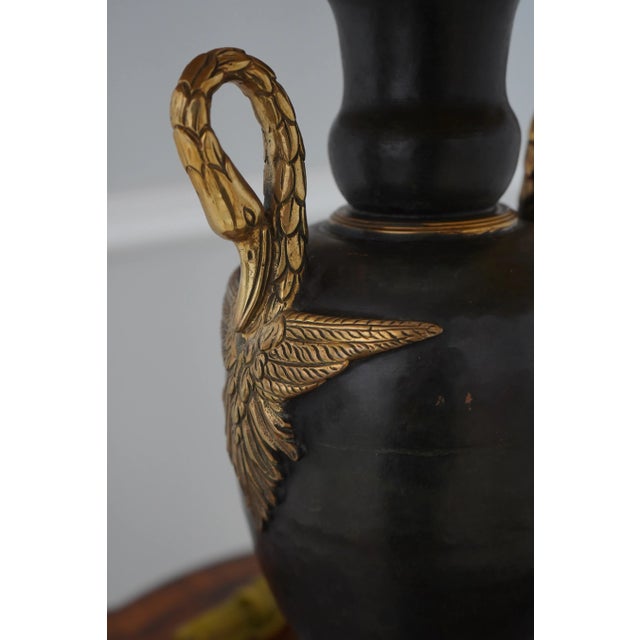 Maitland Smith Bronze & Brass Regency Urn Table Lamp For Sale In Philadelphia - Image 6 of 10