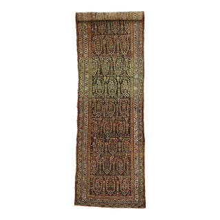 Antique Persian Malayer Rug, 03'03 X 13'00 For Sale