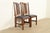 Late 20th Century Stickley Mission Oak Arts & Crafts Spindle Back Side Chairs or Dining Chairs | Pair For Sale - Image 5 of 16