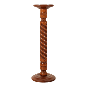 Mahogany Barley Twist Pedestal