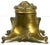 Art Nouveau Jennings Brothers Ormolu Inkwell for your consideration. The inkwell measures approx. 3 3/4 inches tall, 3 1/2...
