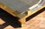 Mid-Century Modern Vintage 1970s Hollywood Regency Brass Lucite & Glass Two-Tier Coffee Table For Sale - Image 3 of 18