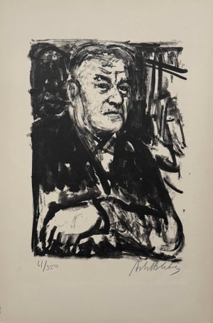 Arbit Blatas, Lithuanian French Artist Arbit Blatas Lithograph Fernand Leger School of Paris, 1962