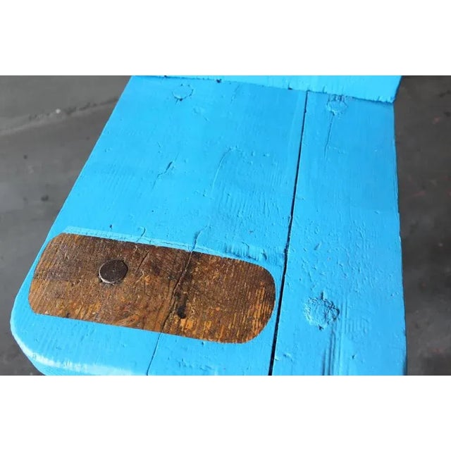 Contemporary Blue Peak Of A Century Chair by Markus Friedrich Staab For Sale - Image 3 of 10