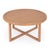 Spritely Home Accent Furniture Captiva 39 in. W Round Rattan Coffee Table, Natural Rattan For Sale - Image 4 of 8