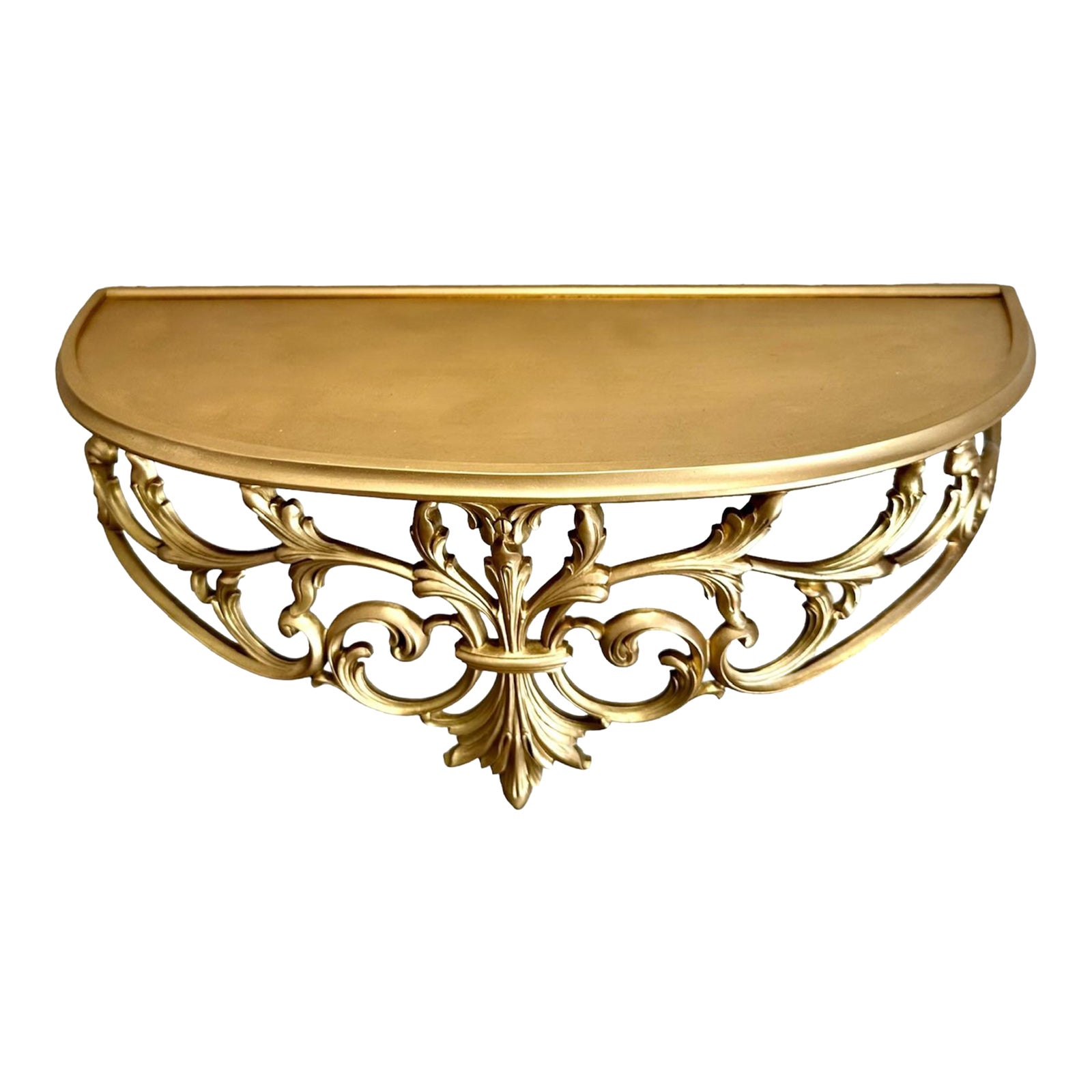 Vintage Syroco Gold Ornate Wall Shelf Chairish