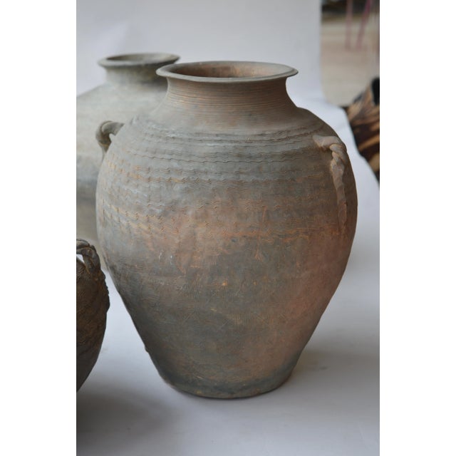 Ceramic Set of Seven Zhou Dynasty Vases For Sale - Image 7 of 12