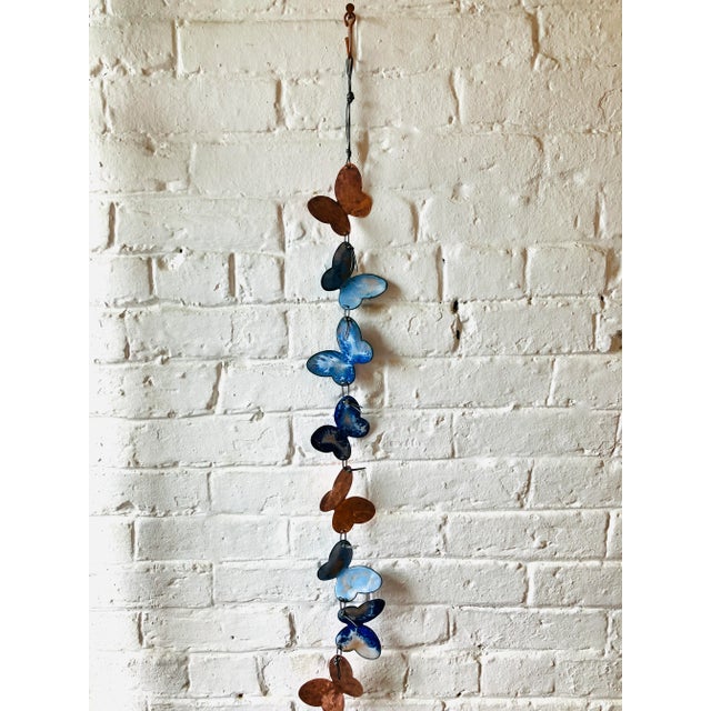 Contemporary Handmade Butterfly Wall Necklace For Sale - Image 3 of 6