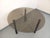 Metal Vintage Round Dining Table in Smoked Glass with Black Metal and Chrome Metal, 1980s For Sale - Image 7 of 18