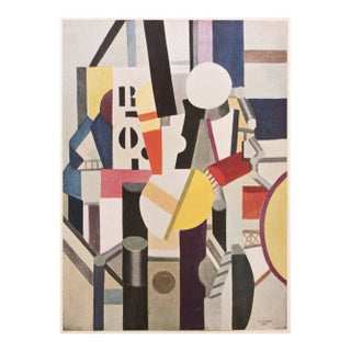 1948 After Fernand Leger "Composition", First Edition Period Offset Lithograph For Sale